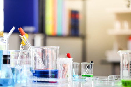 Set of Chemical tube development and pharmacy in laboratory,biochemistry and research technology concept.の写真素材