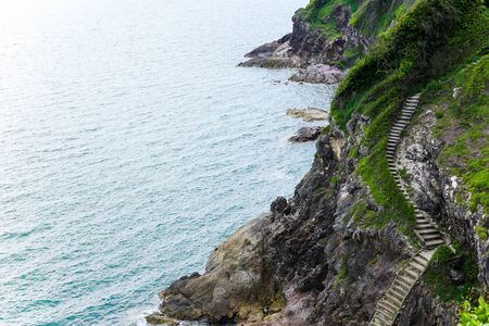 Sunshine Viewpoint at Koh Proet island, famous landmark in Chanthaburi Province,Thailandの写真素材