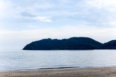 Beautiful beach View of nice tropical beach,Holiday and vacation concept.の写真素材