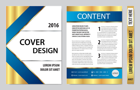 Cover book presentation designのイラスト素材