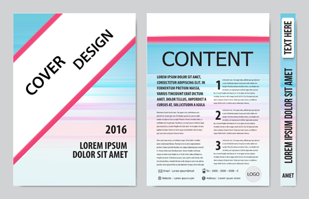 Cover book presentation designのイラスト素材