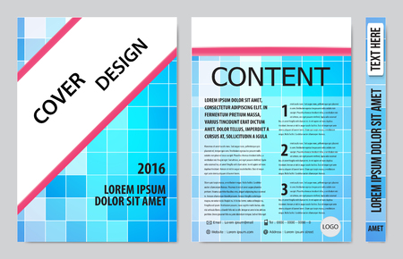 Cover book presentation designのイラスト素材
