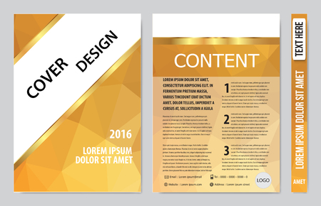 Cover book presentation designのイラスト素材