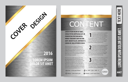 Cover book presentation designのイラスト素材