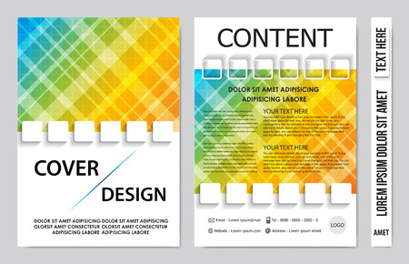 Cover book presentation designのイラスト素材