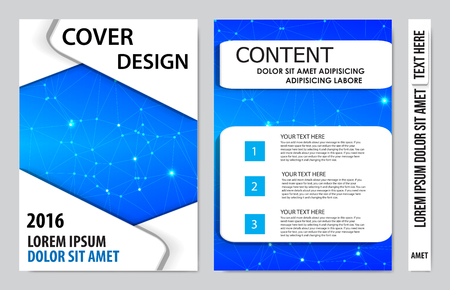 Cover book presentation designのイラスト素材