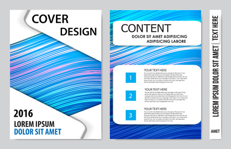 Cover book presentation designのイラスト素材