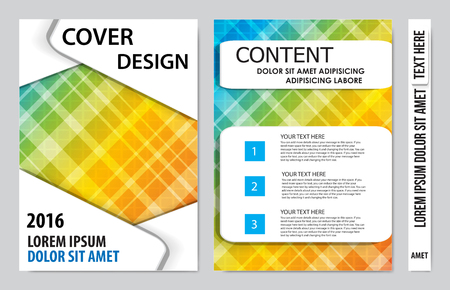 Cover book presentation designのイラスト素材