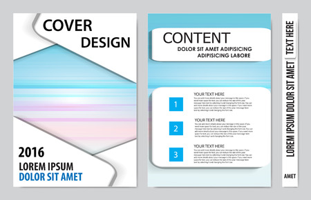 Cover book presentation designのイラスト素材