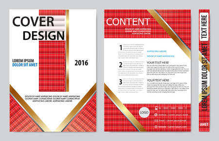 Cover book presentation design template backgroundのイラスト素材