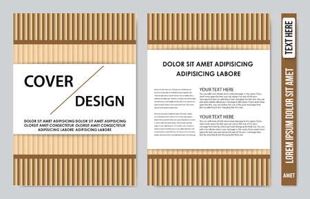 Cover book presentation designのイラスト素材