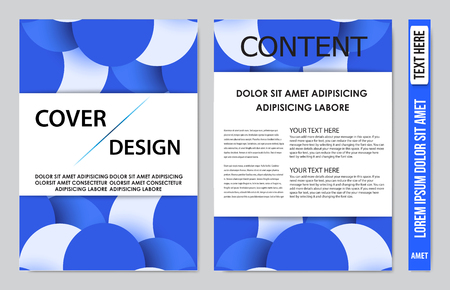 Cover book presentation designのイラスト素材
