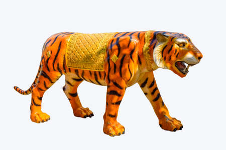 One tiger statue Twelve Zodiacの写真素材