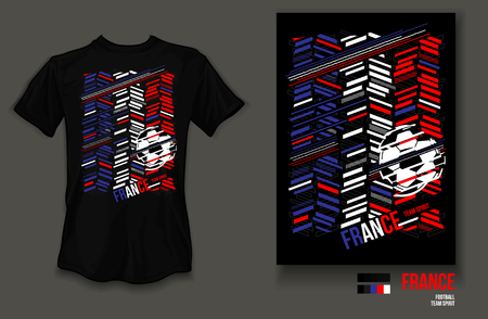 T-shirt design England teamのイラスト素材