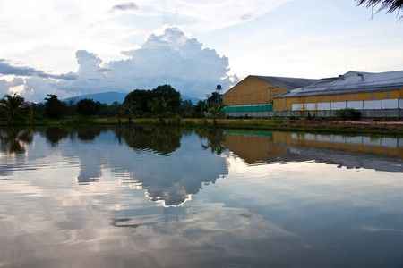 Factory Viewの写真素材