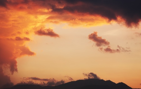 Nice Cloudy Frameの写真素材