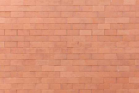 Modern Orange Brick Wallの写真素材
