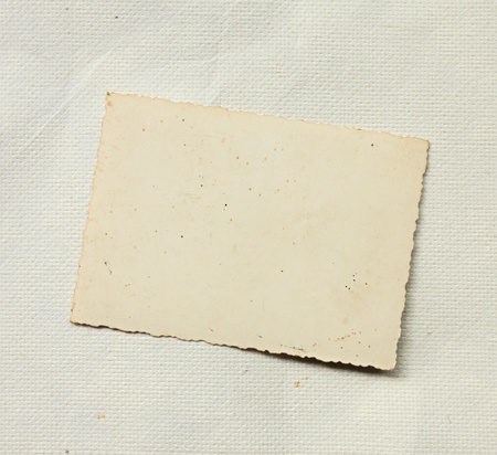 Old Photo Paper On Fiber Paperの写真素材