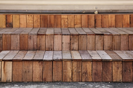 Wood Plank Stair Stepsの写真素材