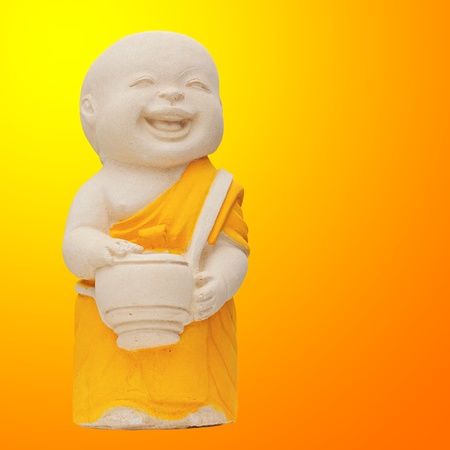 Child Monk Statueの写真素材
