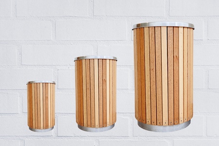 Garbage binの写真素材