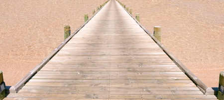 A bridge cross apart sandの写真素材