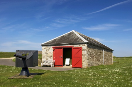 Storage unit with cannon in England