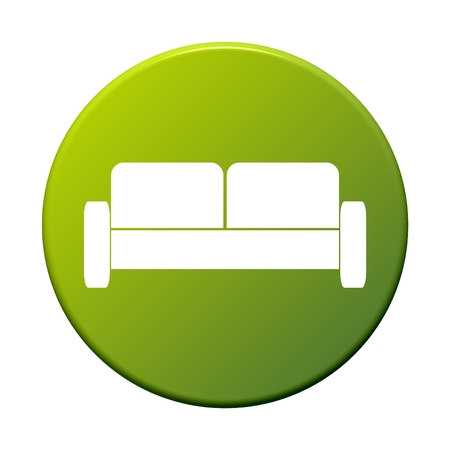 Button Couchの写真素材