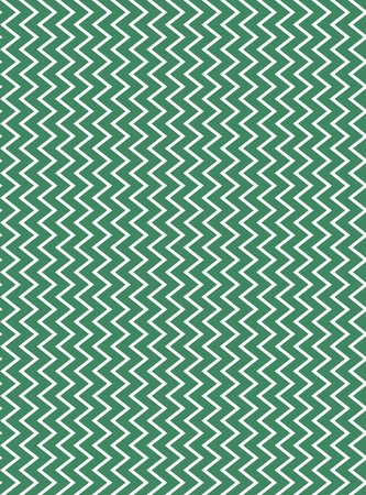 Traditional zig zag pattern white green