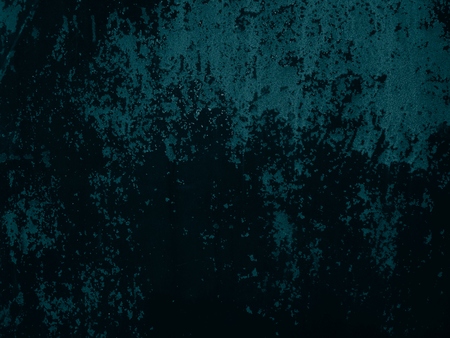 Background texture: Blue turquoise dirty concrete wall