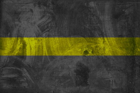Dirty background dark grey with yellow stripeの写真素材