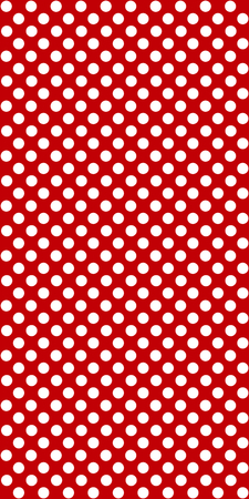 Background texture red with white dotsの写真素材