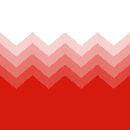 Red color transition with zig zag shapeの写真素材