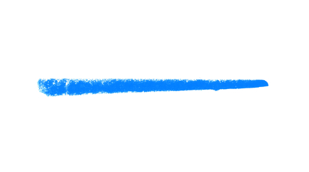 Long light blue stripe - Hand painted with chalkの写真素材