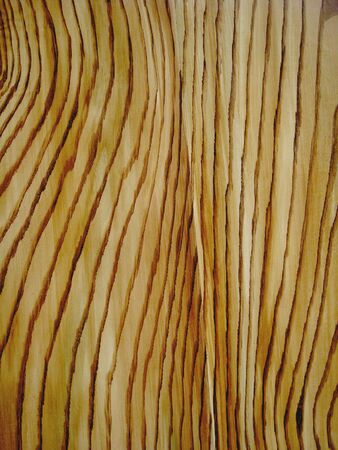Natural brown wooden texture with elegant wood grainの写真素材