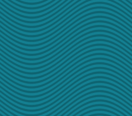 Wave pattern with blue turquoise stripes - Abstract background texture
