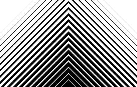Background template: Stripes black and white with diagonal geometric perspectiveの写真素材