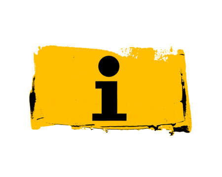 Yellow orange grunge banner with dirty color showing infoの写真素材