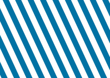 Simple diagonal striped background template blue and whiteの写真素材