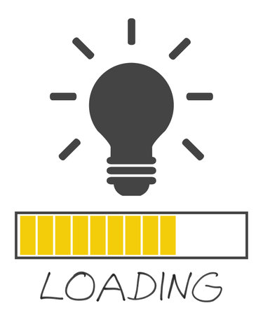 Waiting for creativity - Creative ideas loading