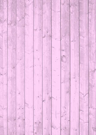 Pink wooden background texture with vertical planksの写真素材
