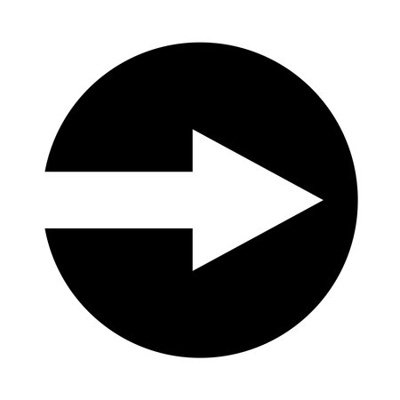 Arrow Button black showing directionの写真素材