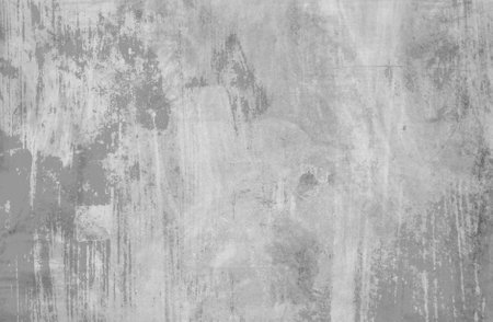 Dirty bright weathred concrete wall texture with white grey colorの写真素材