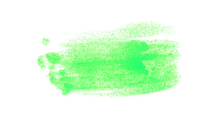Paintbrush drawing: Green watercolour background textureの写真素材