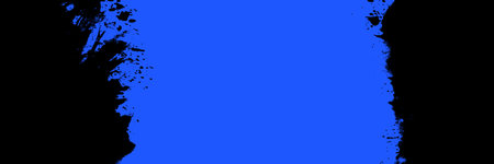 Grunge background frame with copy space: Black and blueの写真素材