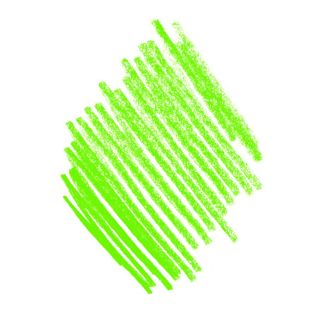 Sketch of dirty light green colored pencil scribbleの写真素材