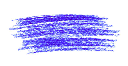 Sketch of dirty blue colored pencil scribbleの写真素材