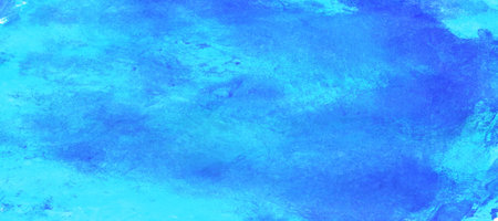 Painted watercolor texture blue turquoiseの写真素材