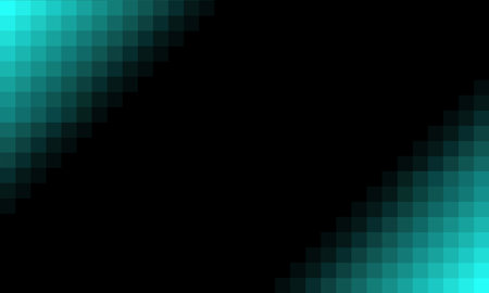 Digital Mosaic pattern with gradient blue and black colorの写真素材
