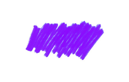 Sketch of purple pencil scribbleの写真素材